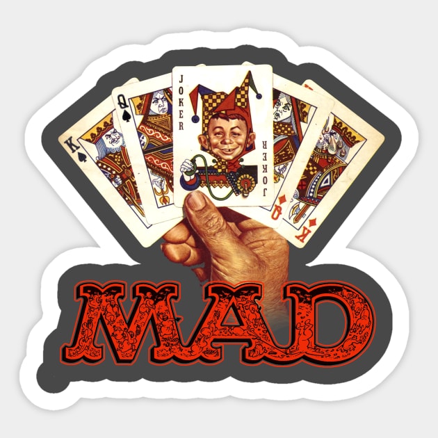 Poker Sticker by the Mad Artist